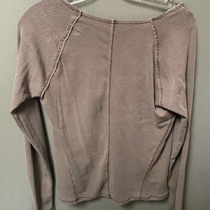 free people square neck long sleeve tshirt!